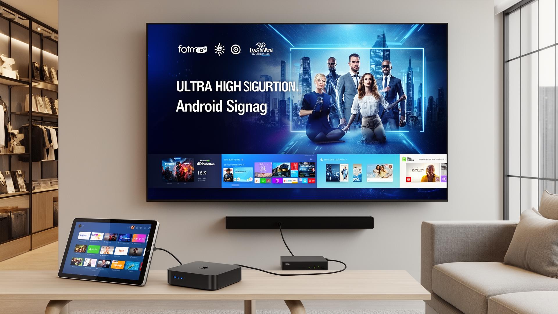 Android Digital Signage | Free Android Signage App | PosterBooking